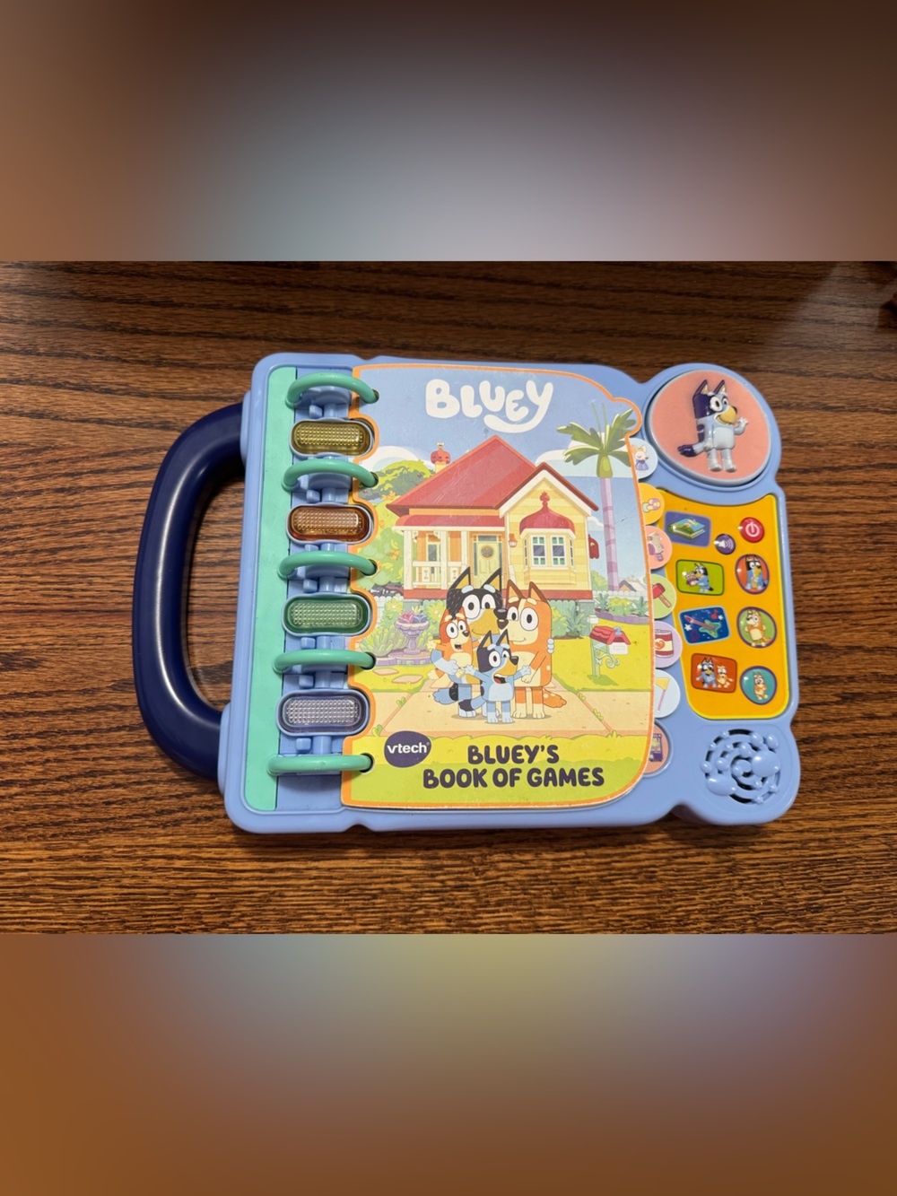 VTech Bluey’s Book of Games - Interactive Blue Learning Toy
